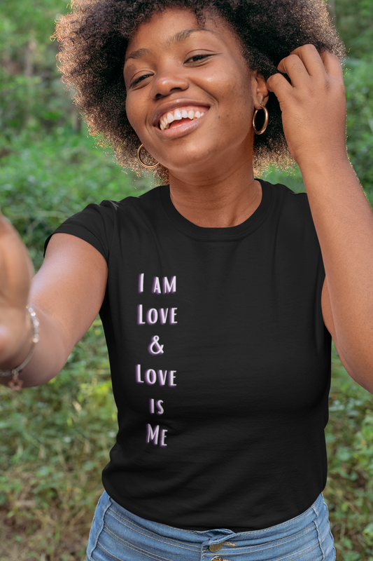 "I am Love" - Women's Organic Cotton T-Shirt - Dark Colors
